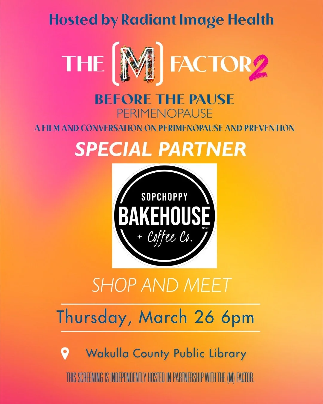 ✨ Vendor Spotlight: Sopchoppy Bakehouse + Coffee Co. ✨

I am so excited to share one of the amazing local businesses that will be joining us at The M Factor event&hellip; 💛

If you haven&rsquo;t experienced Sopchoppy Bakehouse + Coffee Co. yet &hell