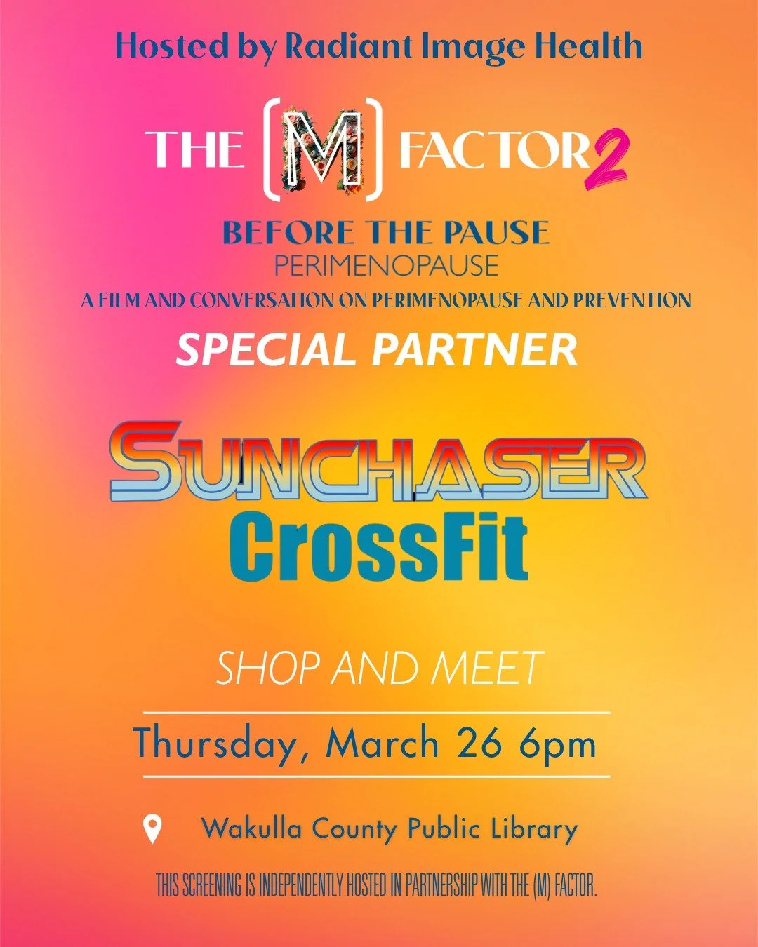 💪✨ Vendor Spotlight: Sunchaser CrossFit Crawfordville ✨💪

I am so excited to highlight another incredible local business that will be joining us at The M Factor event&hellip;

If you&rsquo;ve been looking for a place to move your body, build streng
