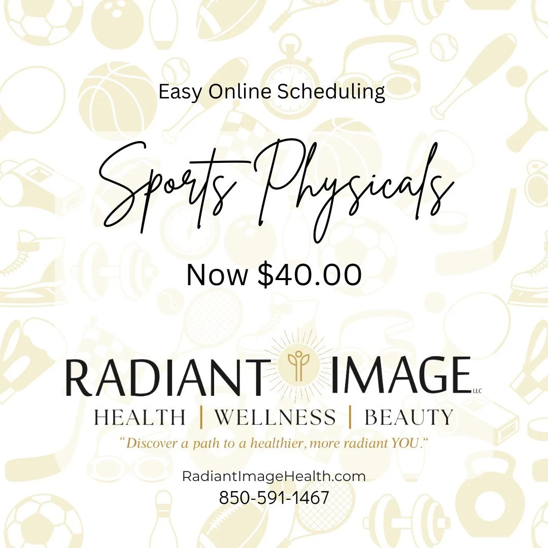 Get in the game and get a sports physical at radiantimagehealth.com
#FamilyHealth #radiantimagehealth #personalizedhealth