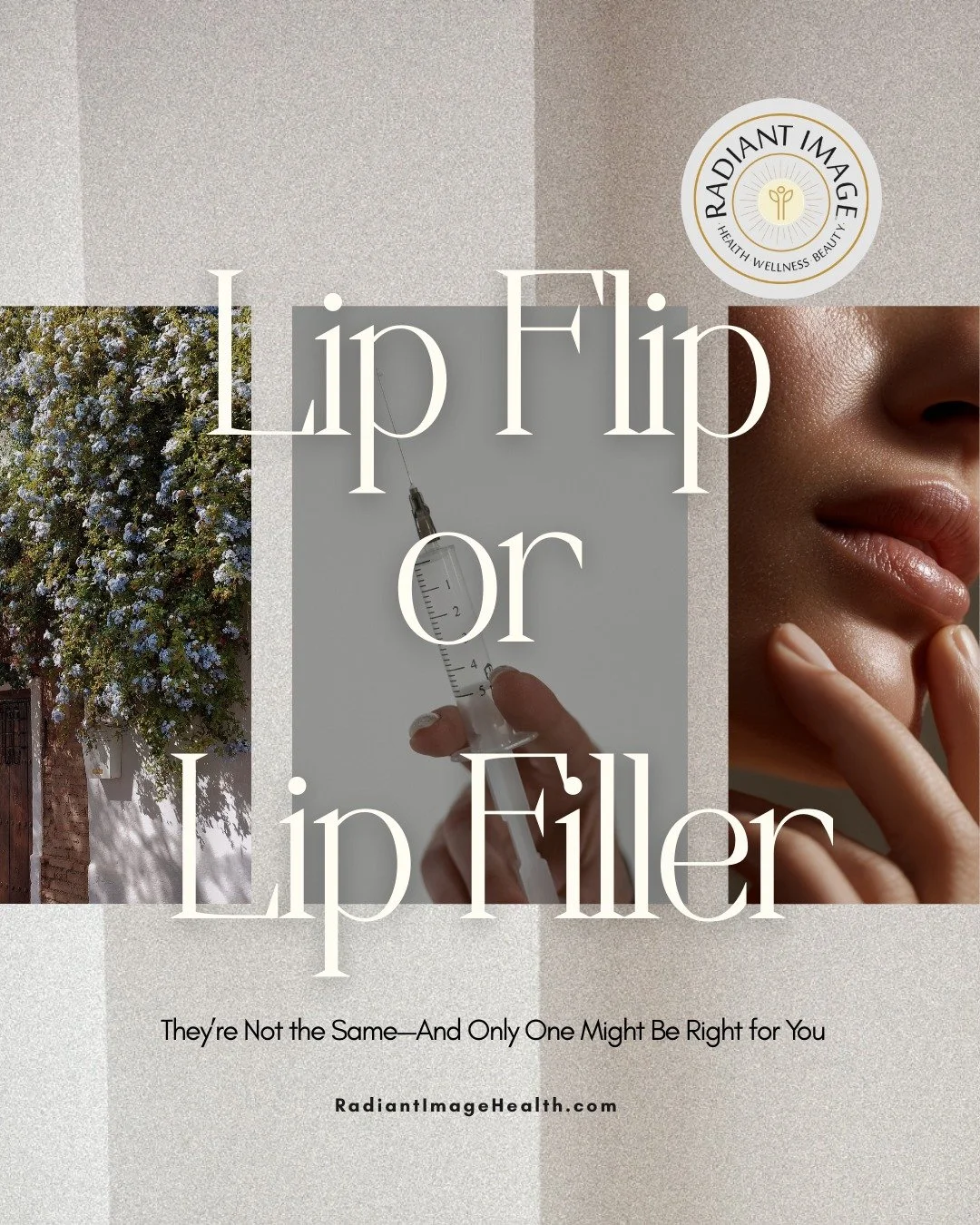 Before you ask for what&rsquo;s trending, ask what you actually want.

A subtle roll of the upper lip?
More volume and shape?
More structure after age-related thinning?

Because here&rsquo;s the thing:
A lip flip and lip filler do completely d