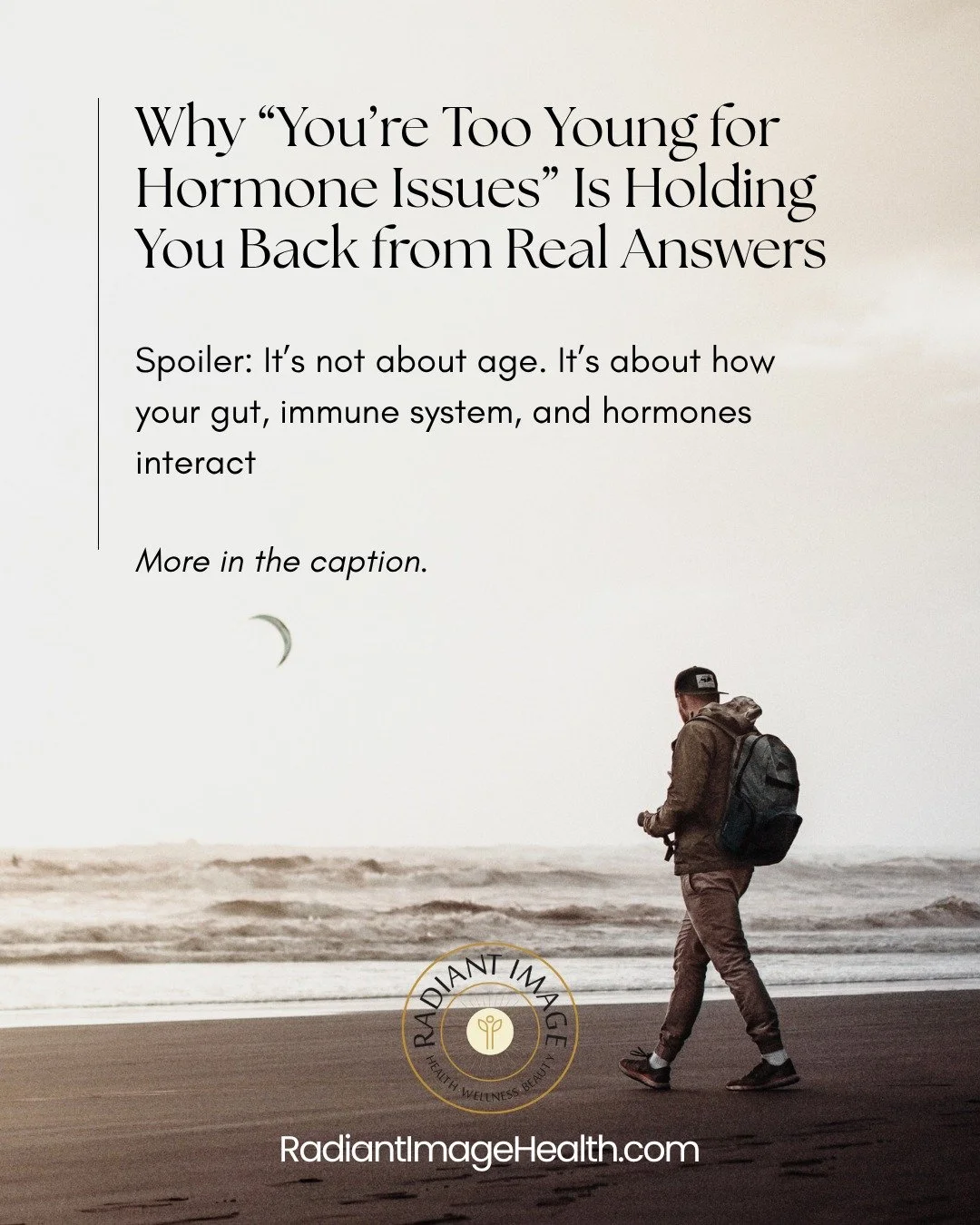 You&rsquo;ve been told you&rsquo;re too young for hormone issues.
But your energy&rsquo;s inconsistent.
Your cycles are changing.
Your digestion feels unpredictable.
And nothing really explains why.

In cases like these, we don&rsquo;t just loo