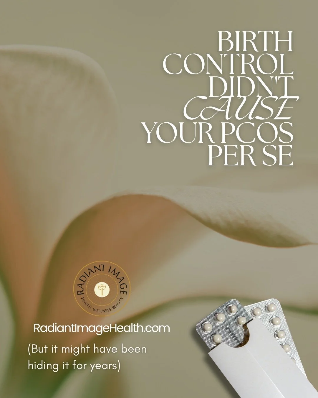 Here&rsquo;s what often happens for so many women navigating the transition off of birth control:

&rarr; You go on the pill in your teens or twenties for irregular cycles, acne, or cramps.
&rarr; It works because it overrides your natural hormone