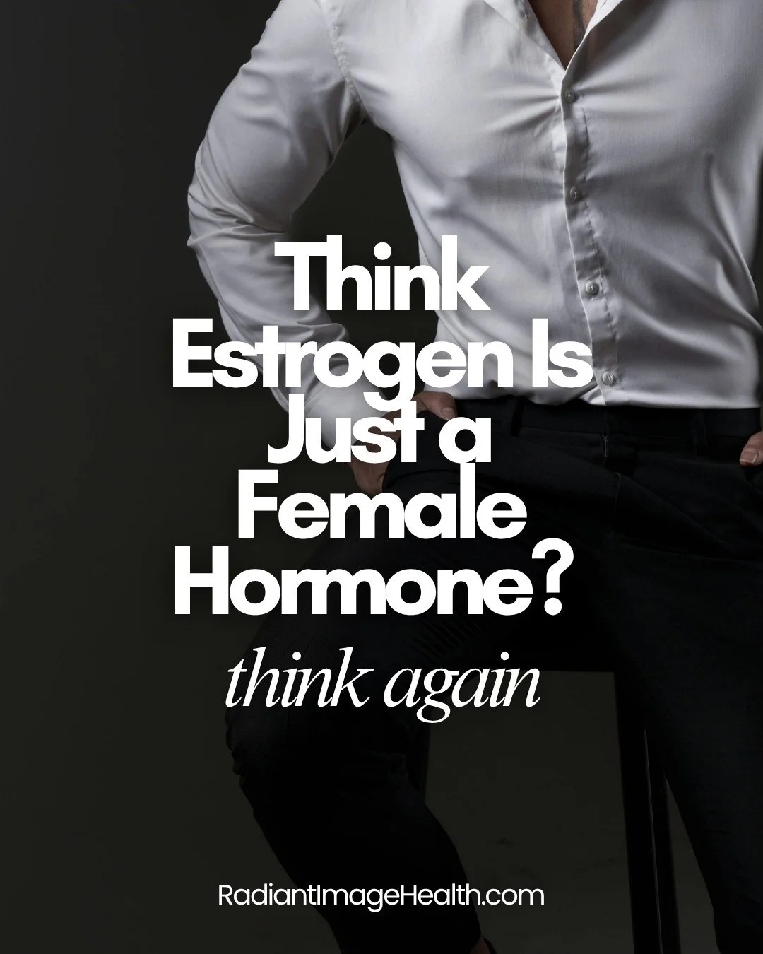 Most men think estrogen is something to avoid.
But in reality, you can&rsquo;t optimize testosterone without understanding estrogen.

Here&rsquo;s why estrogen matters for men:

&rarr; It protects your brain, supporting mood, memory, and emotion