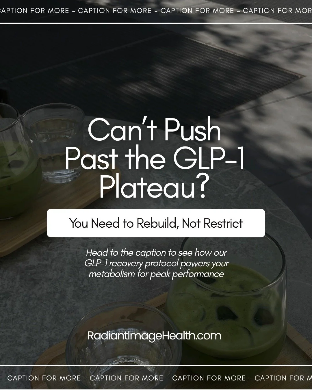 You followed the plan.
You lost some weight.
But now you've hit a plateau that you can't seem to push past.

This is one of the most common patterns we see after GLP-1 use.
The medication helped suppress appetite, but it didn&rsquo;t rebuild wha