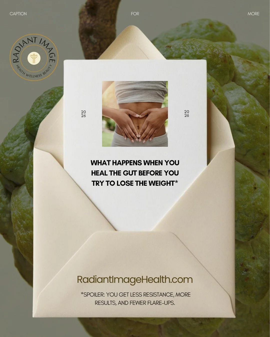 Most weight loss protocols start with restriction: eat less, move more, cut carbs, track macros.

But when your gut health is compromised, restriction makes things worse.
Because your gut isn't just about digestion. It regulates nutrient absorptio