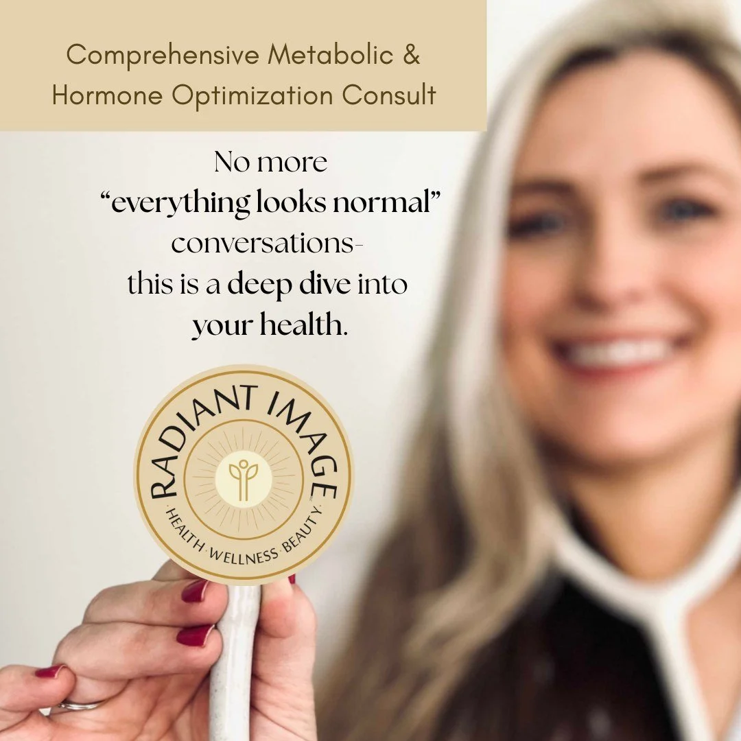 Going to the doctor and tired to hearing that "everything is OK"- but you don't feel it?
Reclaim Your Energy, Balance Your Hormones, &amp; Optimize Your Metabolism. 
Book a consult today, link in bio or at RadiantImageHealth.com 

radia
