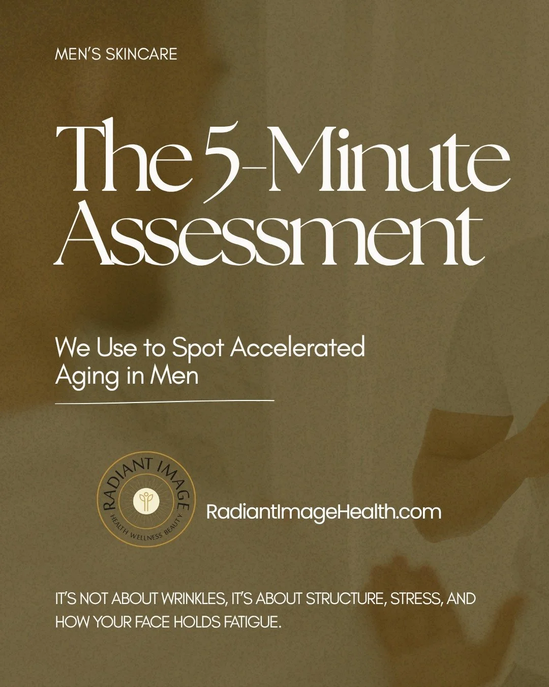 Most men don&rsquo;t notice the signs of accelerated aging&mdash;
until they see them all at once.

But in our practice, we can assess the five key markers of facial fatigue in minutes.

Here&rsquo;s what we look for:

Under-eye hollowing
&ra