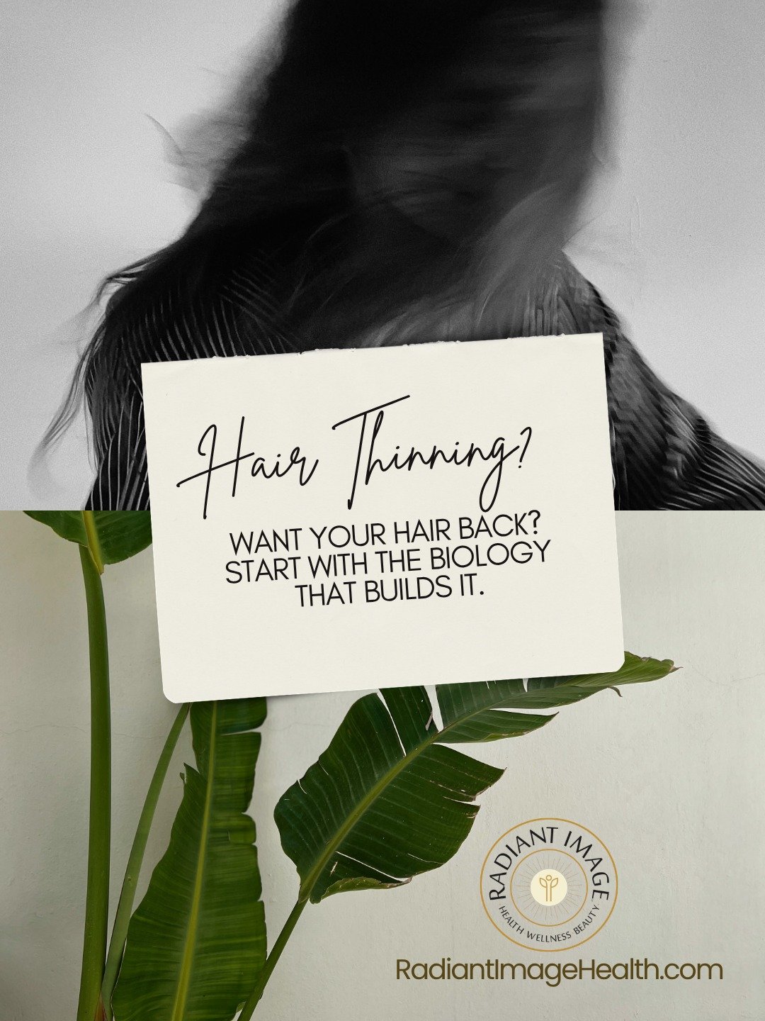 Hair thinning often gets treated like a surface-level problem.
But what&rsquo;s happening on your scalp is actually a reflection of what&rsquo;s happening inside your system.

Here&rsquo;s what we see most often:

&rarr; Hormonal shifts that shr