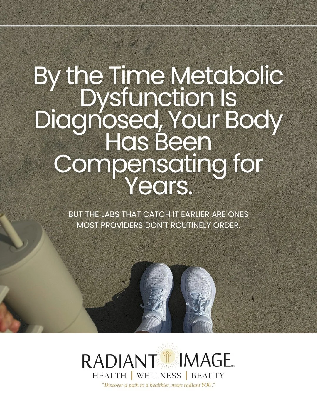 Most routine lab panels are designed to confirm when a problem already exists.

But metabolic health usually shifts long before that point.

During the early stages, the body works harder behind the scenes to keep blood sugar stable. Standard mar