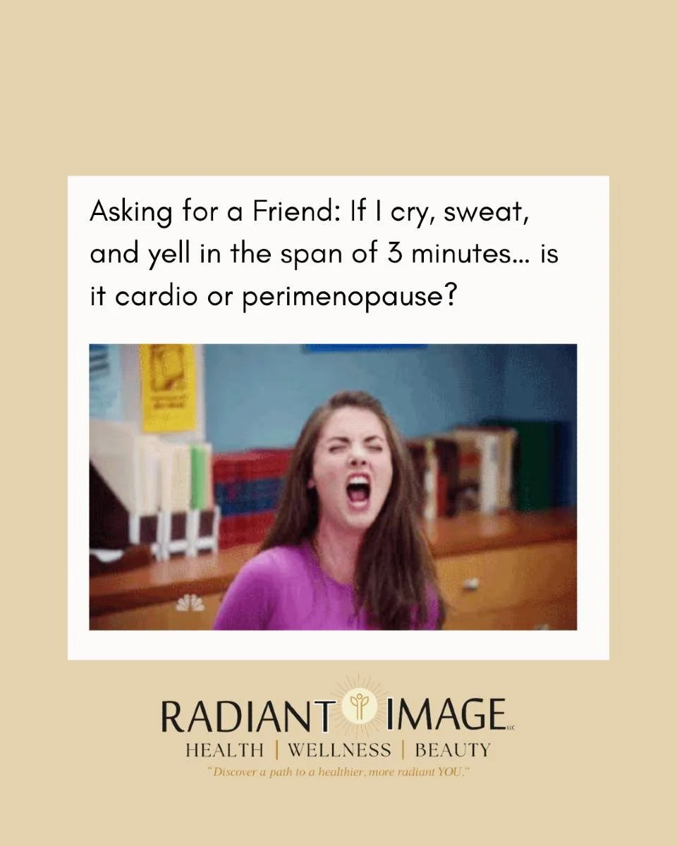 She&rsquo;s not crazy. She&rsquo;s in perimenopause.

If mom&rsquo;s sweating through her sheets, snapping at the dog, crying over commercials, and surviving on caffeine and dry shampoo&hellip; it might be time to stop blaming the &ldquo;season of 