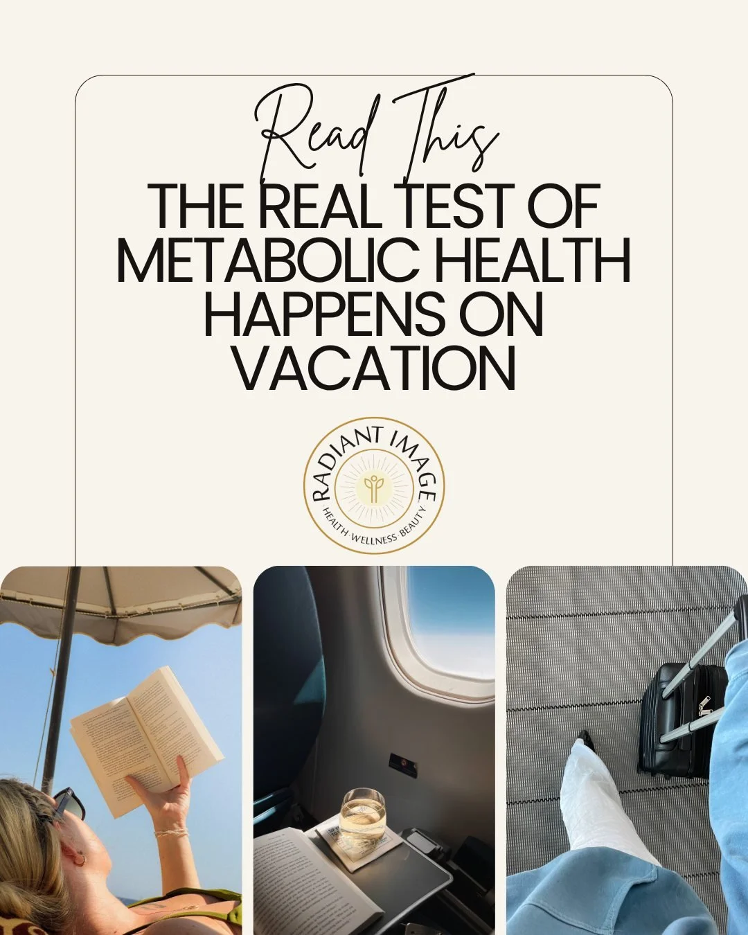Many people approach vacation with the same mindset they bring to dieting: control everything or abandon structure entirely.

But metabolic health isn&rsquo;t built on extremes.

It&rsquo;s built on flexibility.

A metabolically resilient syste