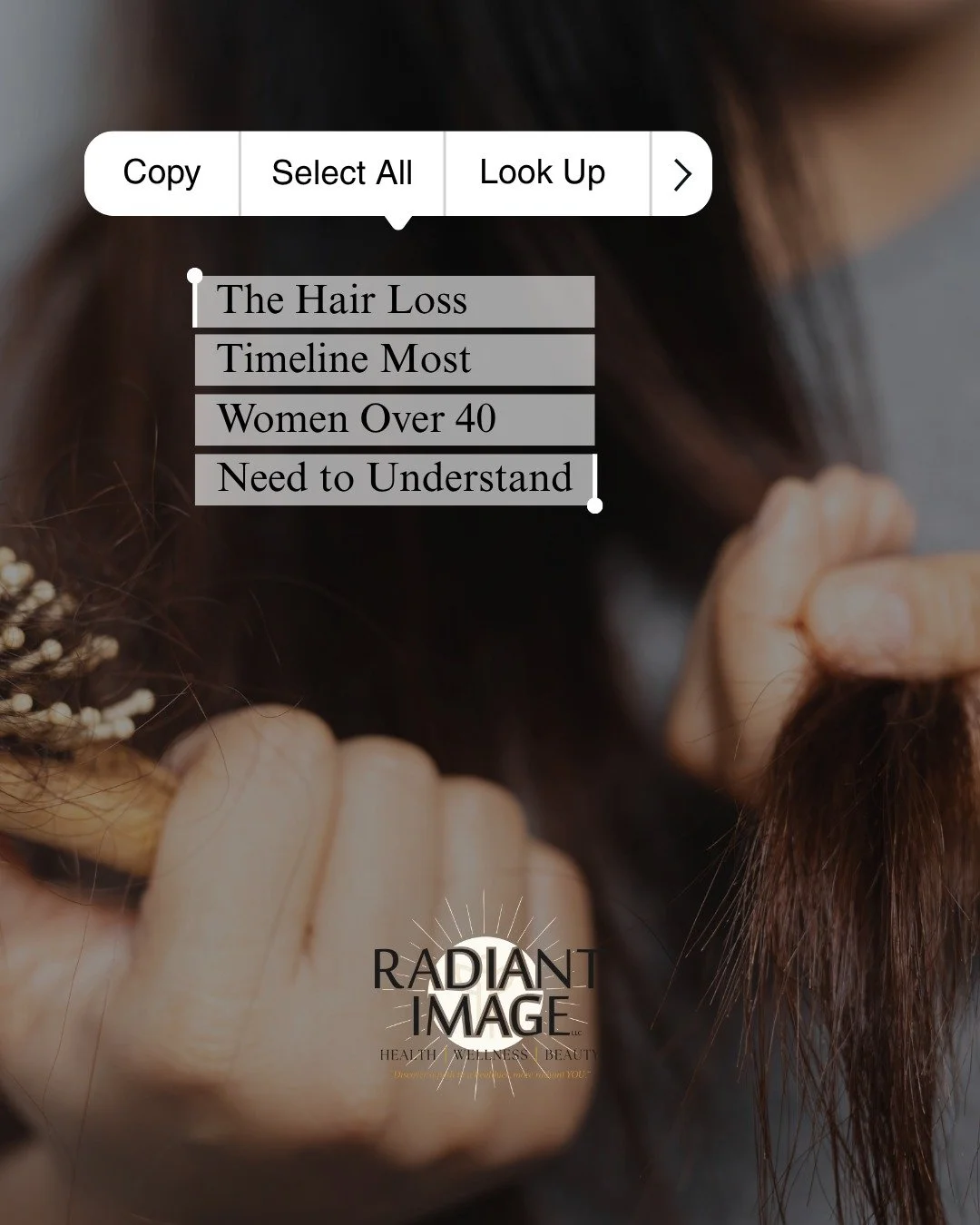 Most women notice increased hair shedding in spring and assume something's wrong now. But hair doesn't work on a same-day timeline.
Hair grows in cycles. 

When thyroid function drops or stress increases (even briefly) it pushes follicles into the