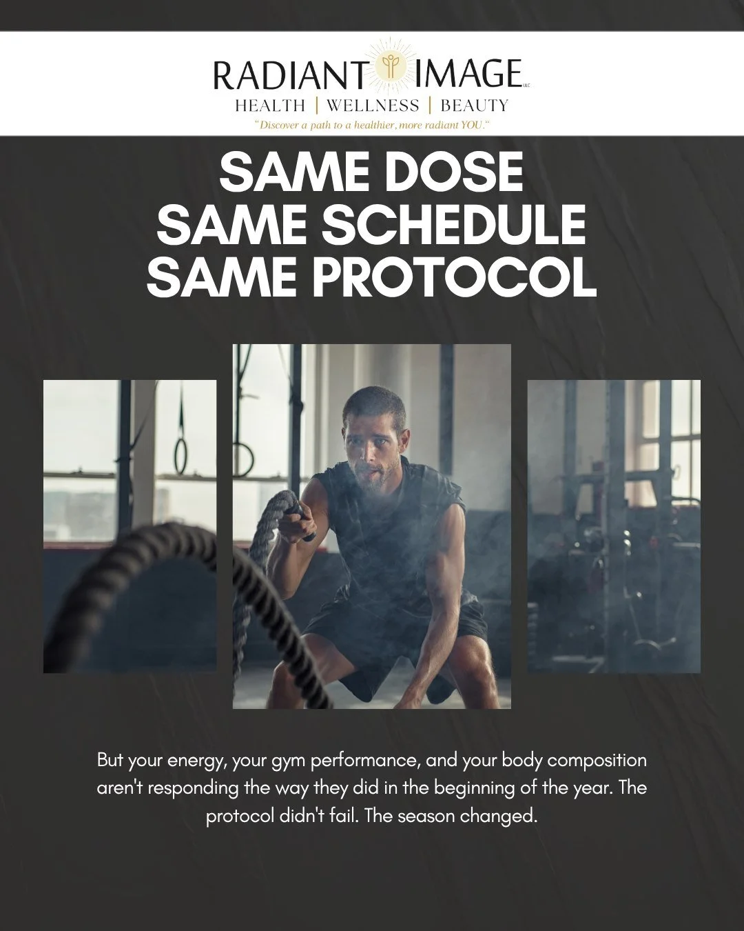 You've been on testosterone therapy for months. Maybe longer. And through winter and spring, it was working. Your energy was steady. Your lifts were progressing. The belt buckle was moving.

Then summer rolled in and something shifted. The recovery