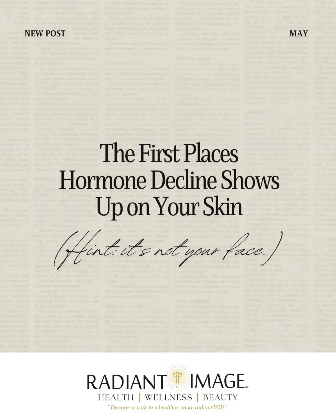 Most people focus their skincare and treatments on the face.

But here&rsquo;s the detail many don&rsquo;t realize:

The face is treated the most, but the neck, chest, and hands often age the fastest.

These areas naturally have thinner skin, f