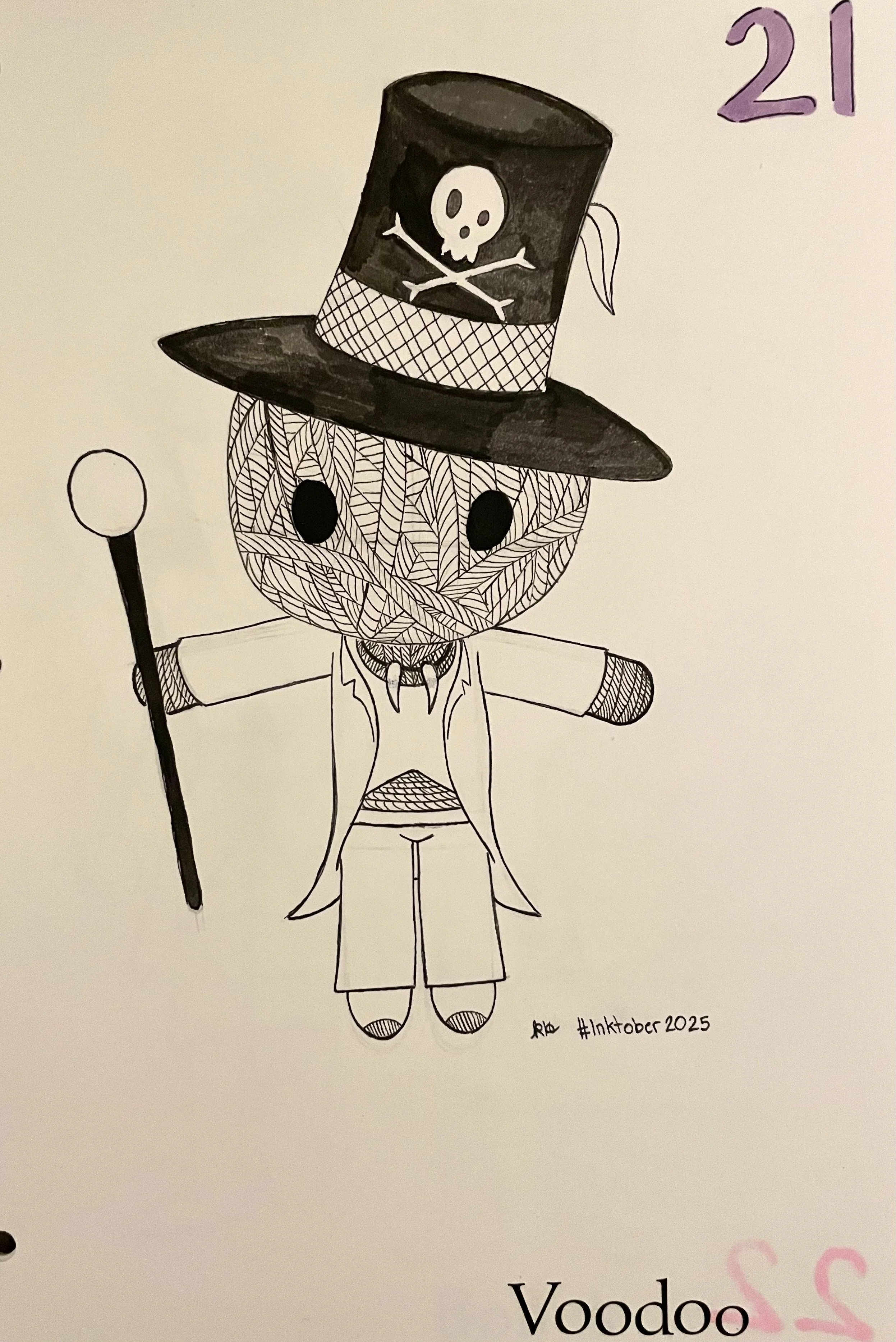 Inktober 2025 - Voodoo