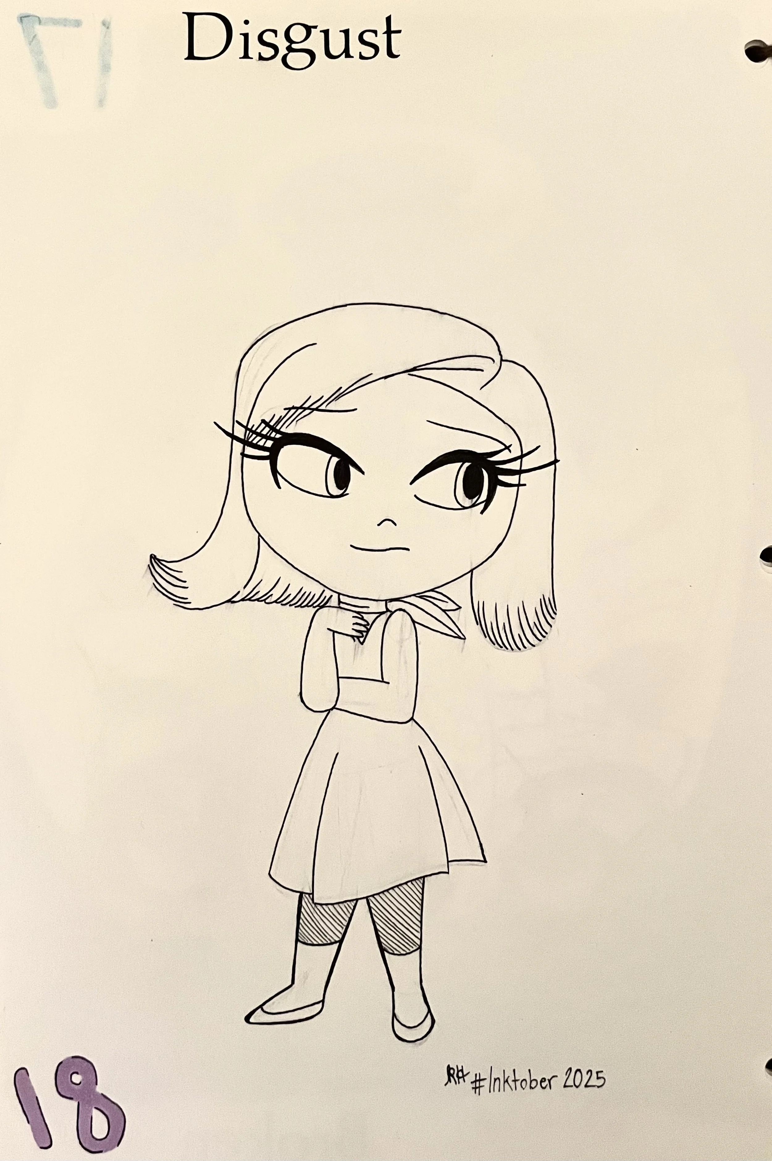 Inktober 2025 - Disgust