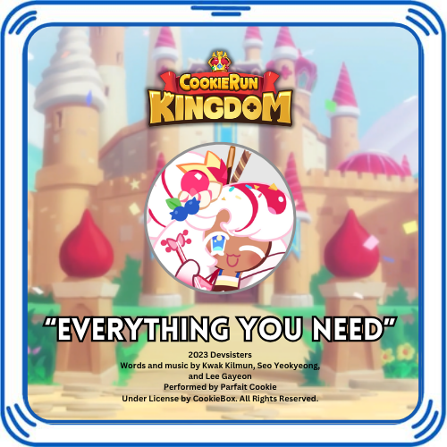 Build a Bear x Cookie Run Kingdom: "Everything You Need" Sound mockup design