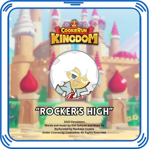 Build a Bear x Cookie Run Kingdom: "Rocker's High" Sound mockup design