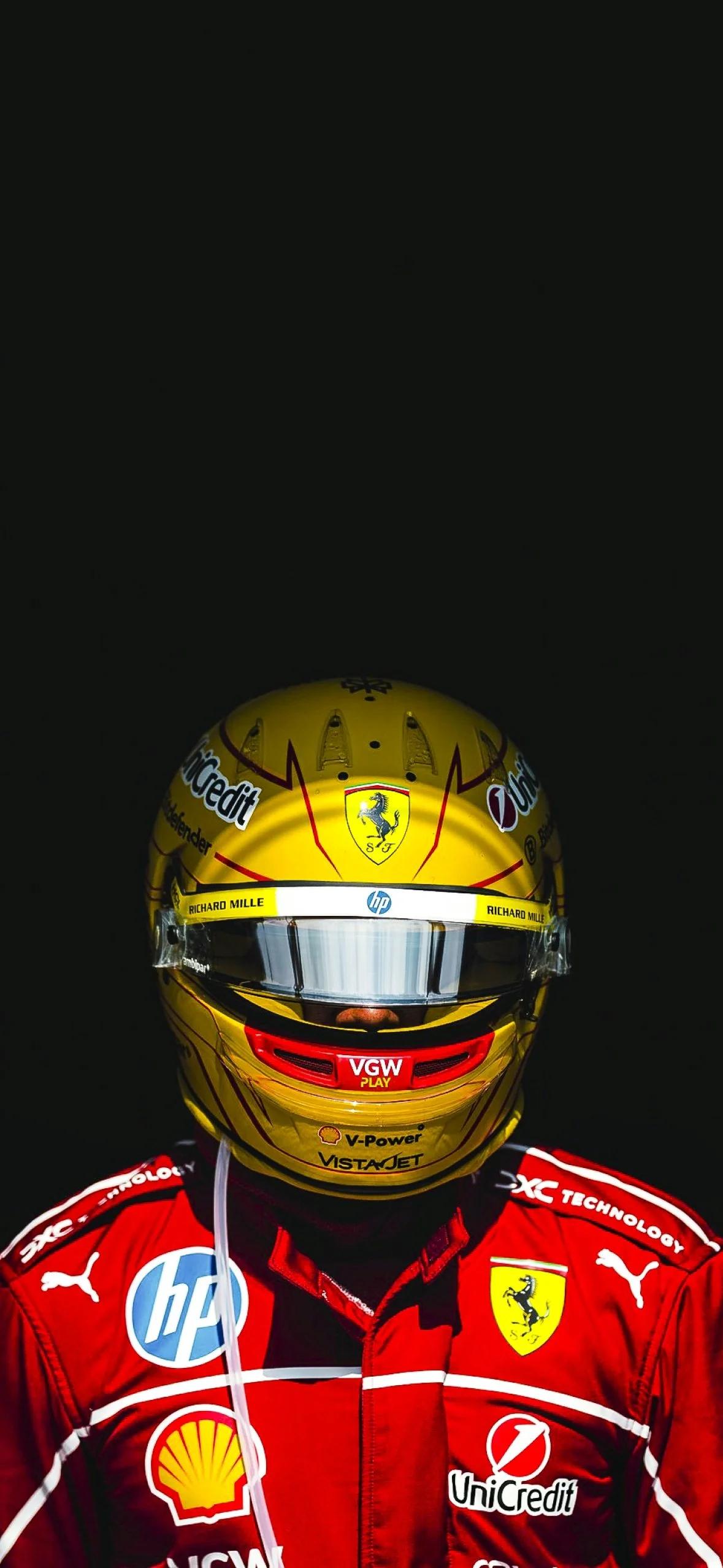 Ferrari F1 Wallpaper – Lewis Hamilton (2025)