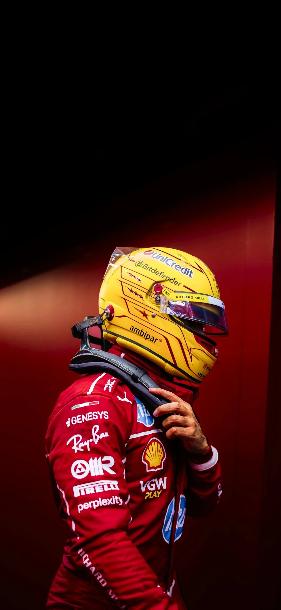 Lewis Hamilton Ferrari F1 Wallpaper (2025) – Free Download | F1 Ocean