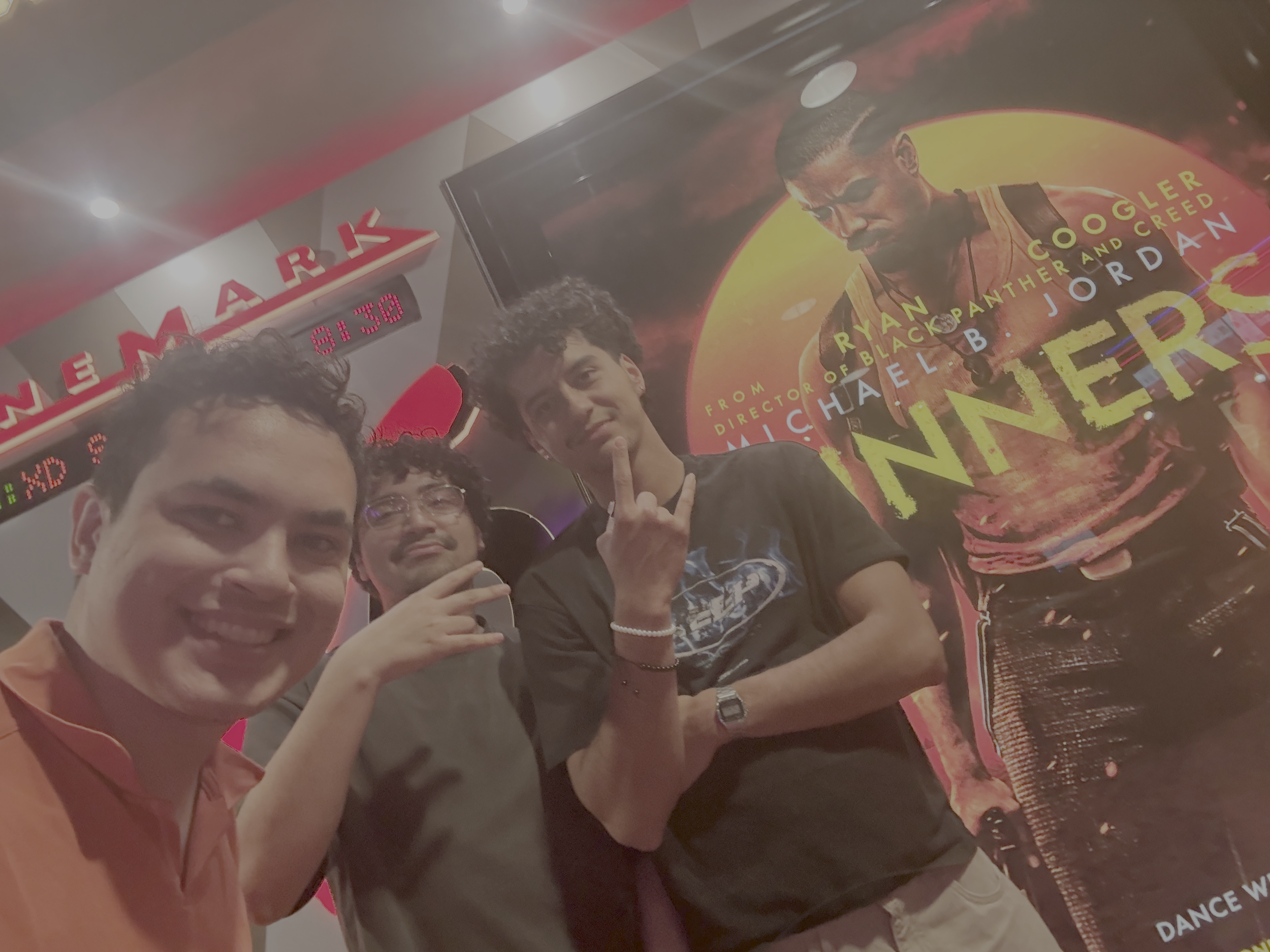 My friends and I about to watch Ryan Coogler's Sinners, 2025