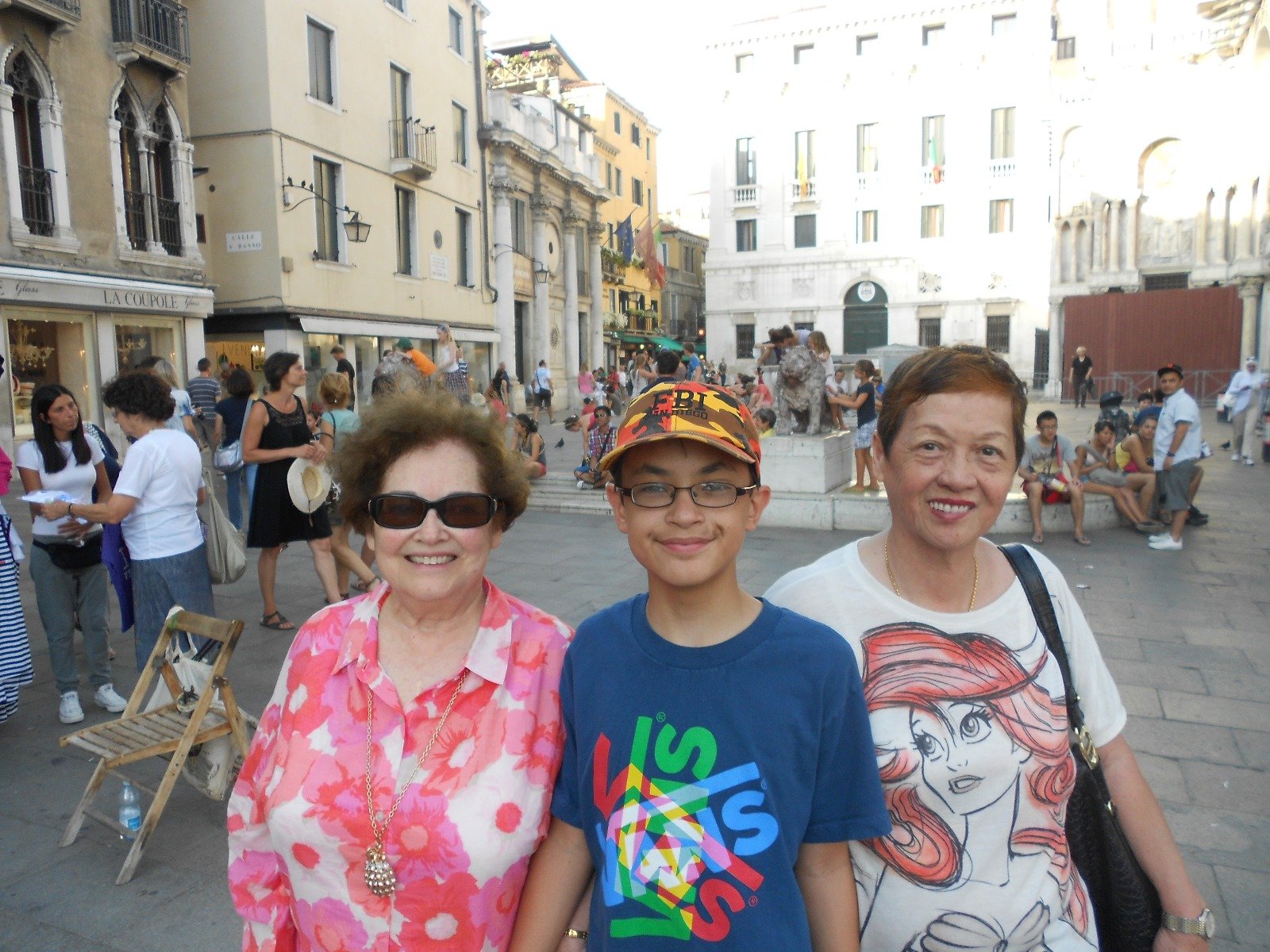 My grandmothers and I in Italy, 2013