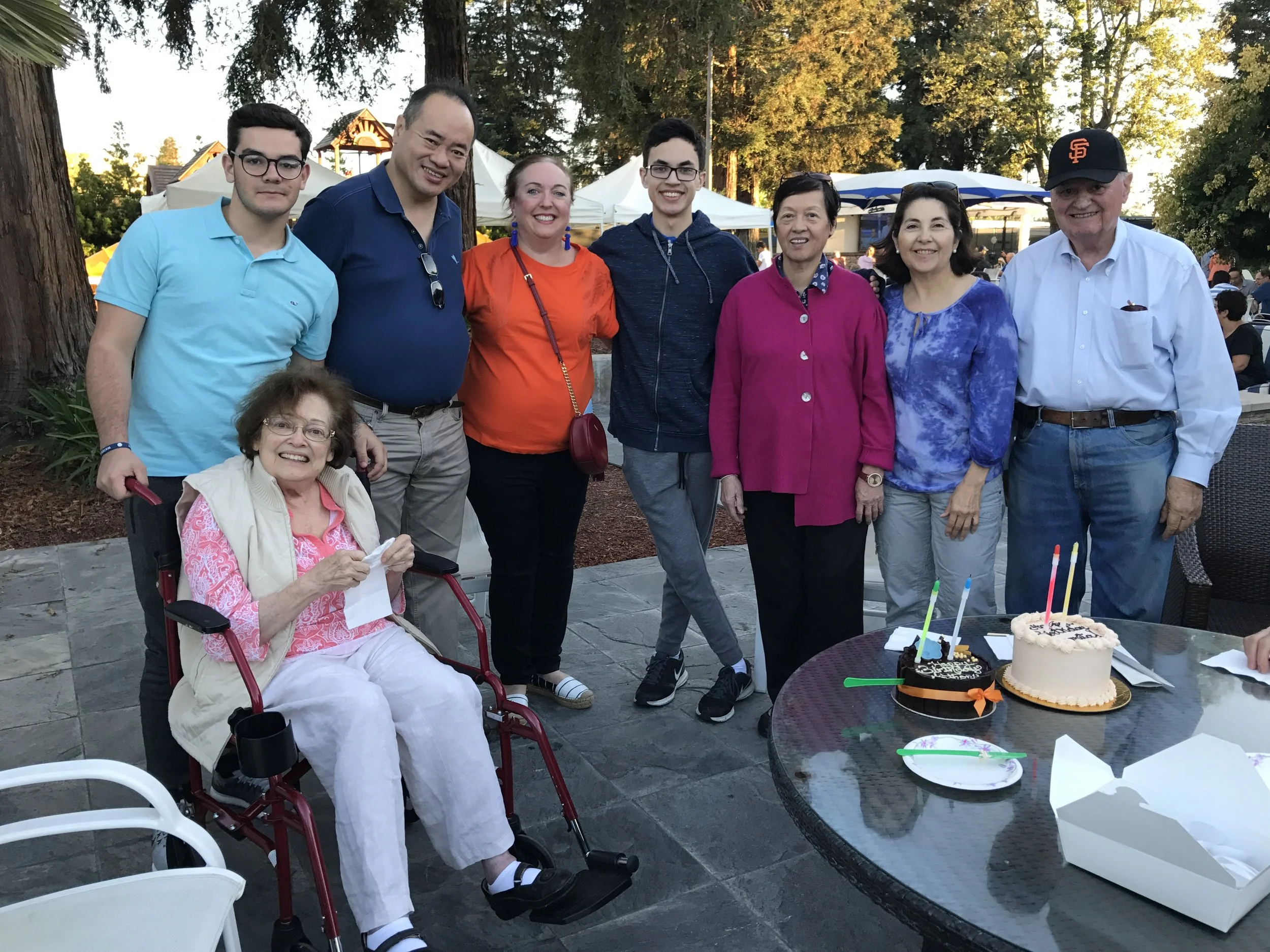 My family and I at the Bay Club in Santa Clara, 2017