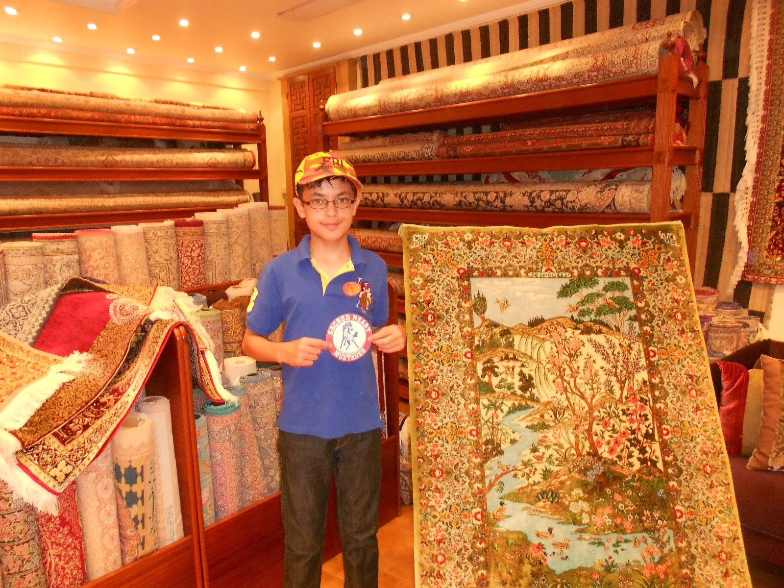 A carpet my family purchased in Istanbul, 2013