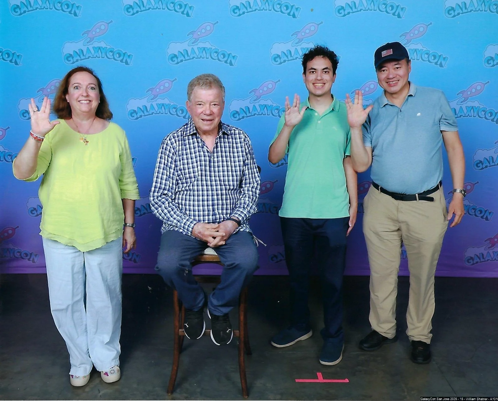 William Shatner Photo-Op Galaxy Con, 2025