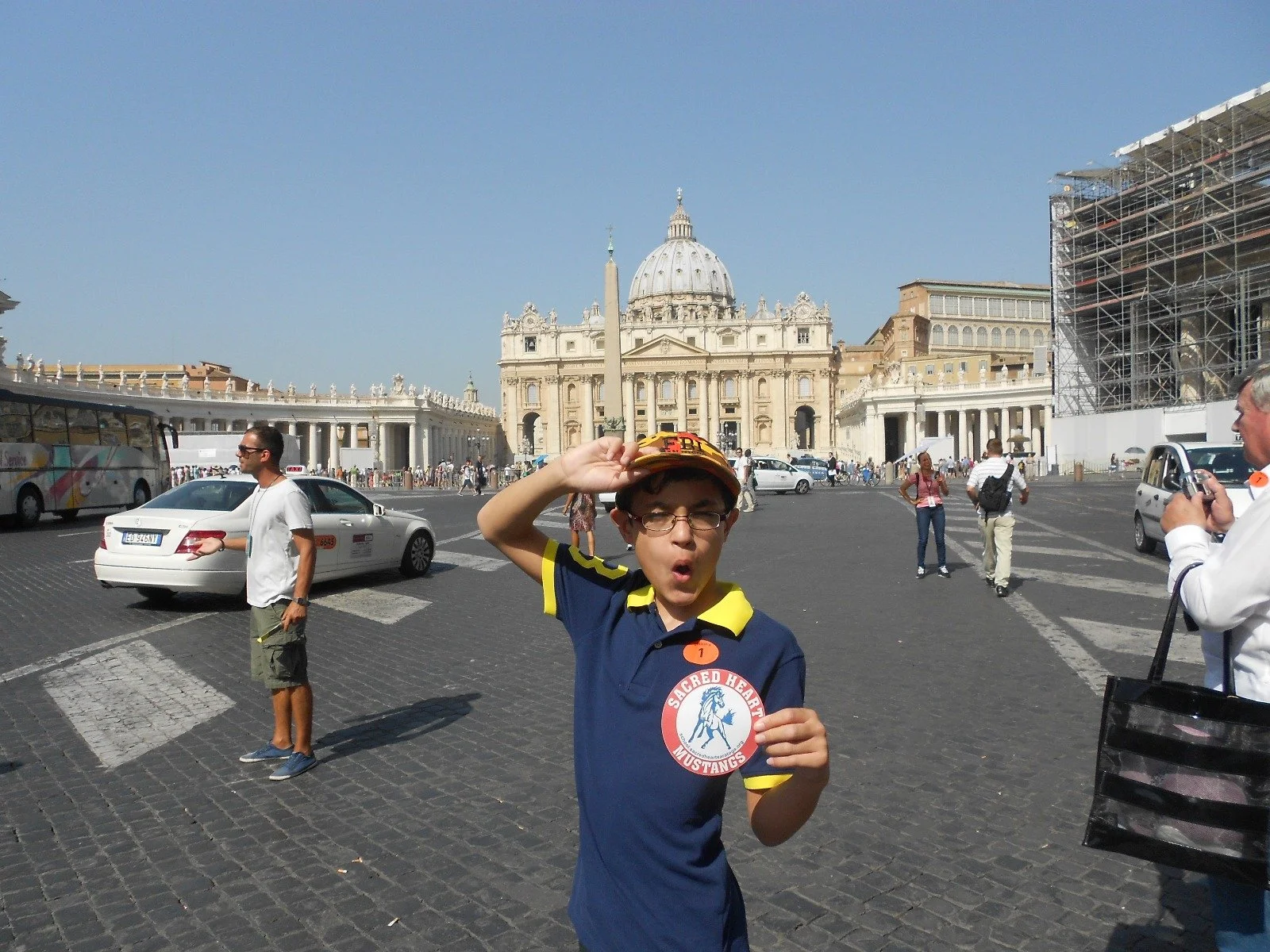 Standing in the Vatican City, 2013
