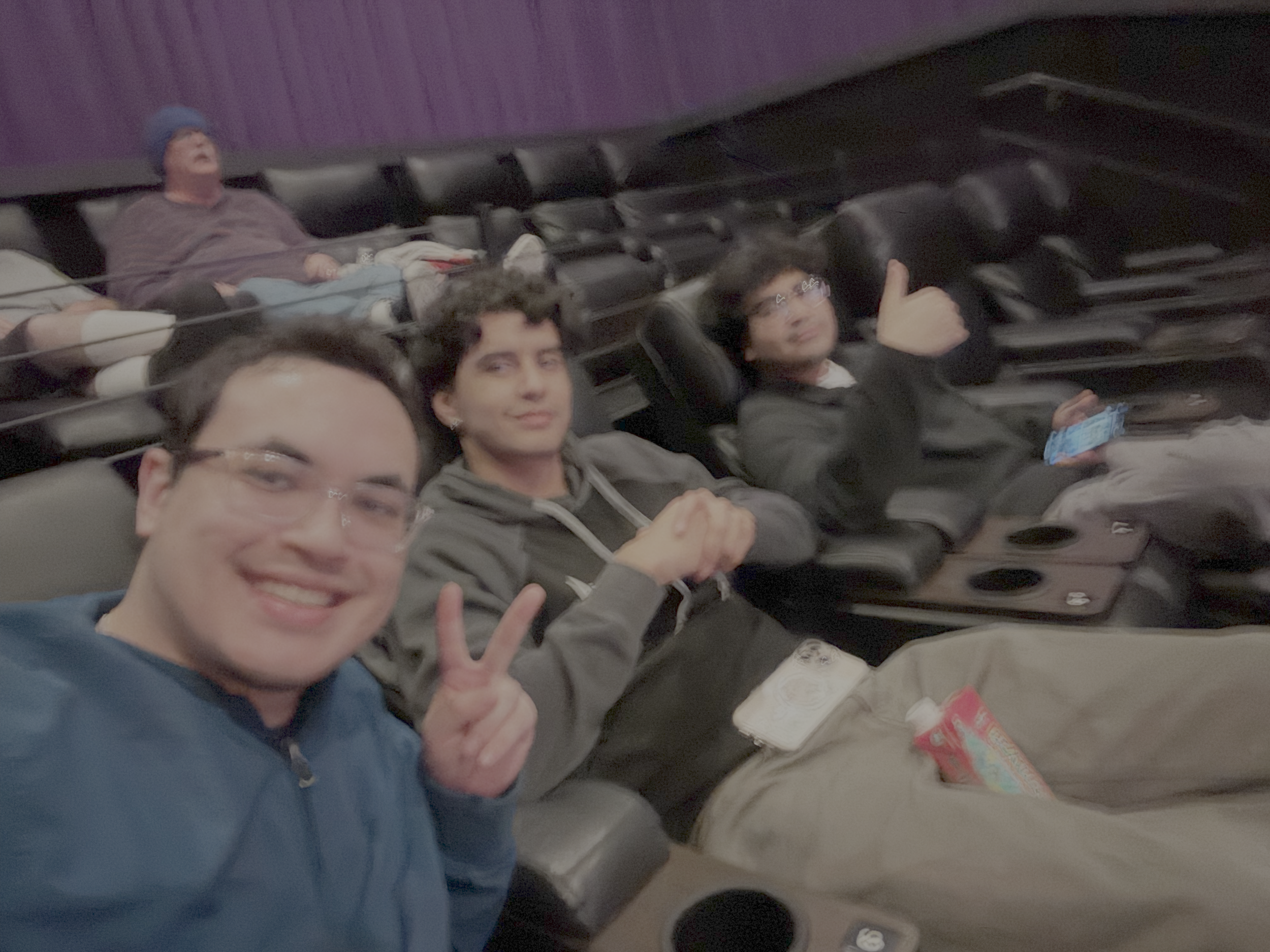 My high school and mutual friend getting ready to watch Black Christmas (1974) 50th Anniversary, 2024