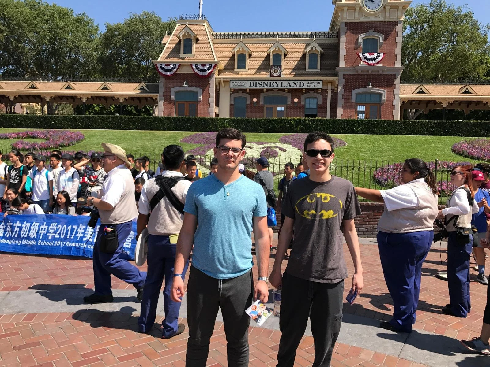 My Nicaraguan Cousin and I in Disneyland, Anaheim, 2017