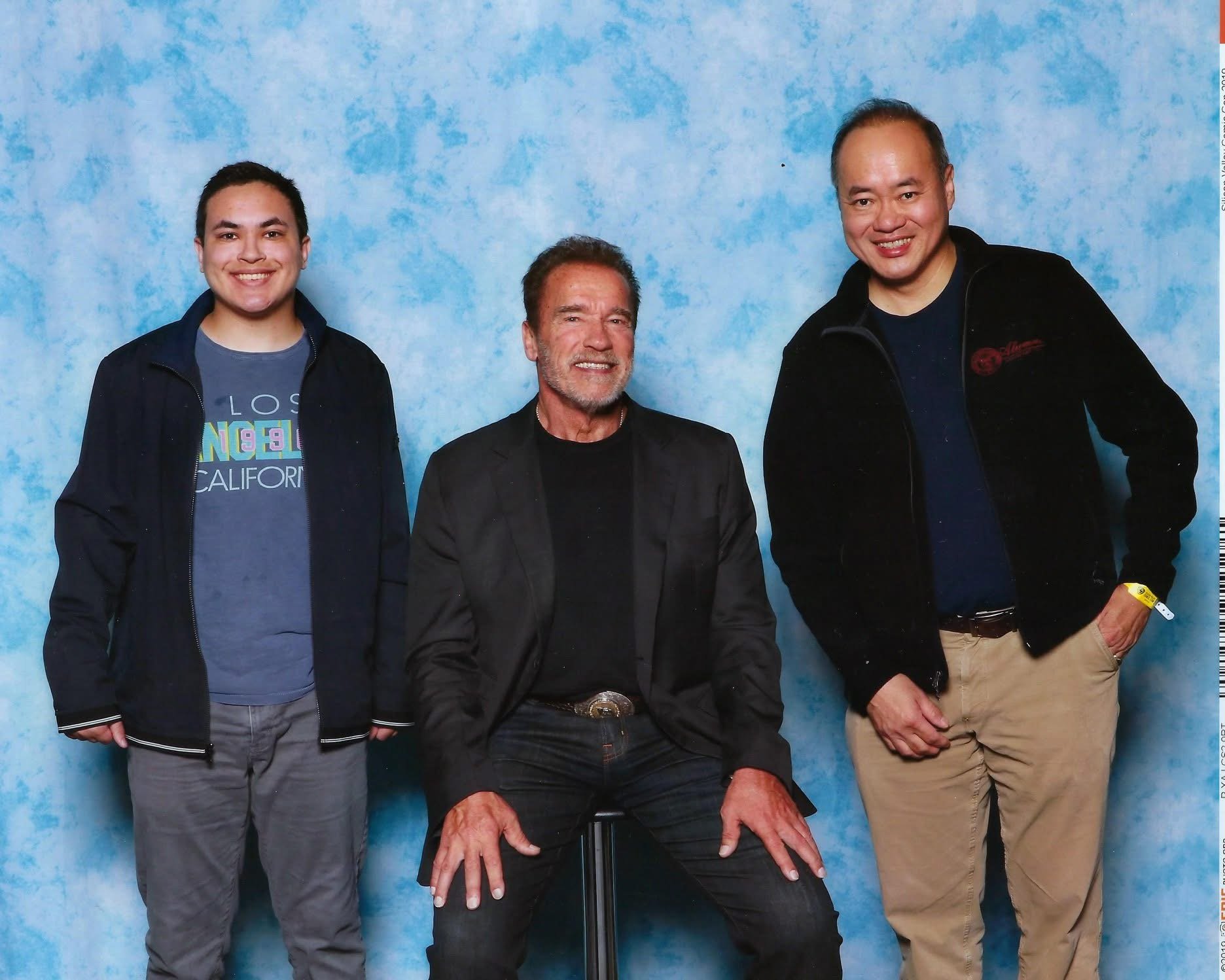 Arnold Schwarzenegger Photo-Op Silicon Valley Comic Con, 2019
