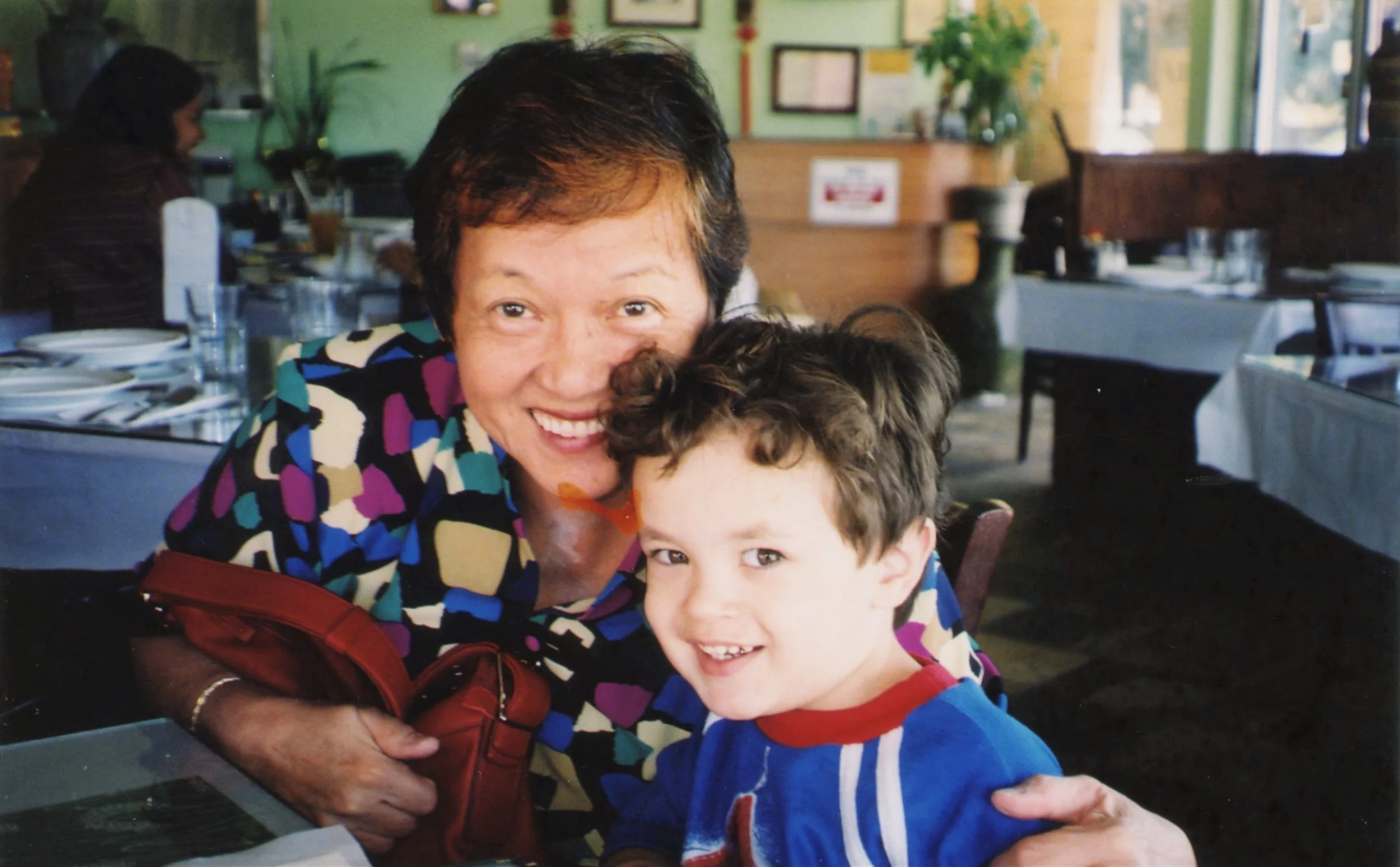My paternal grandma (Nai Nai) and I, 2003