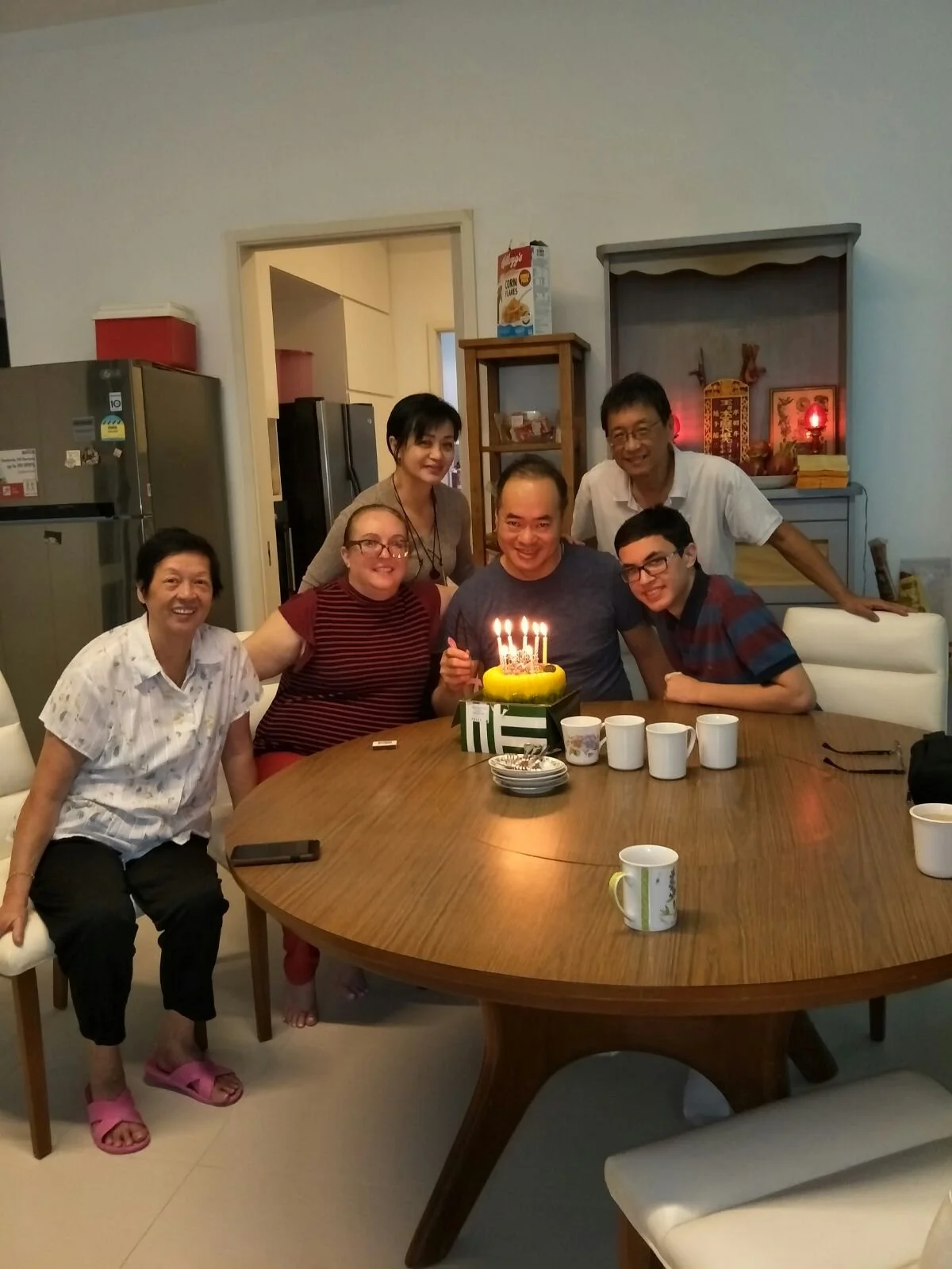 My dad's birthday in Singapore, 2018