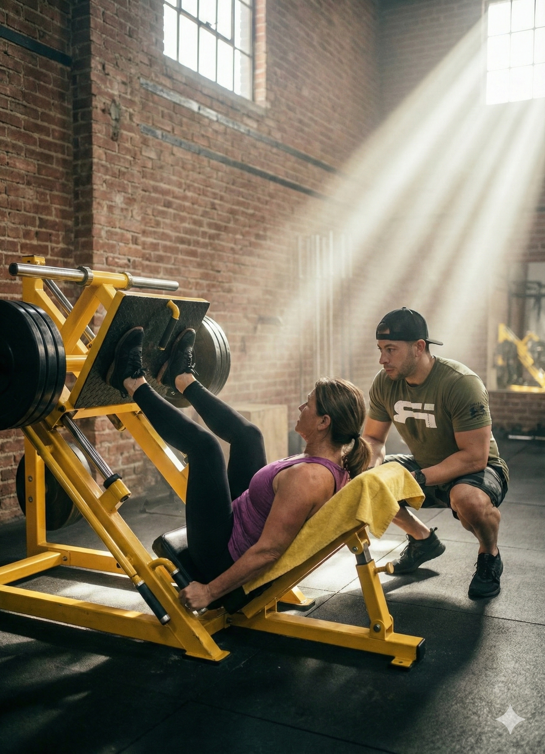 Gym environment where personal training sessions take place