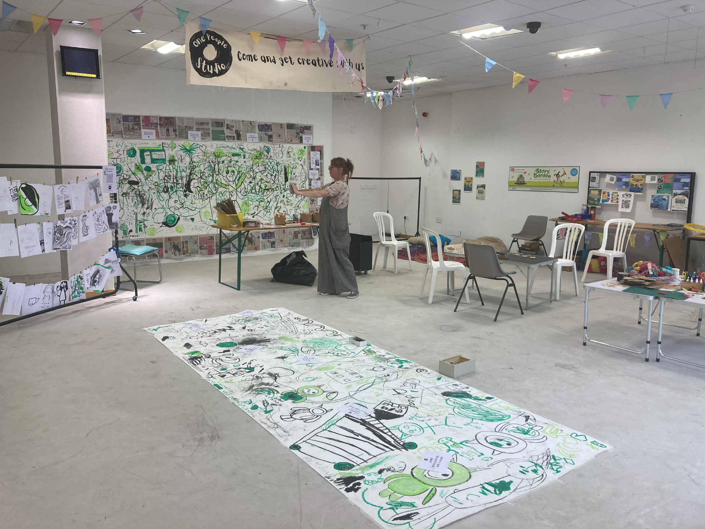 Draw Your Community pop-up Studio — One People Studio