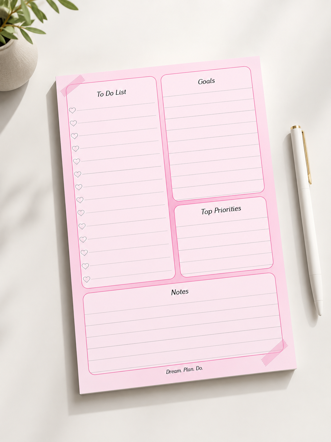 To Do List (Half Pg Size)