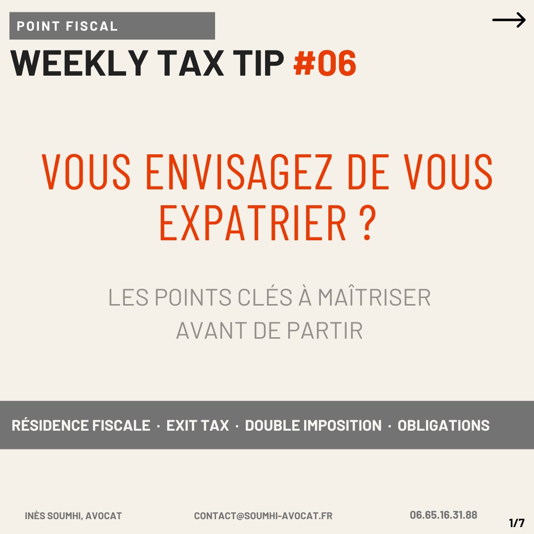 Expatriation fiscale : partir ne suffit pas