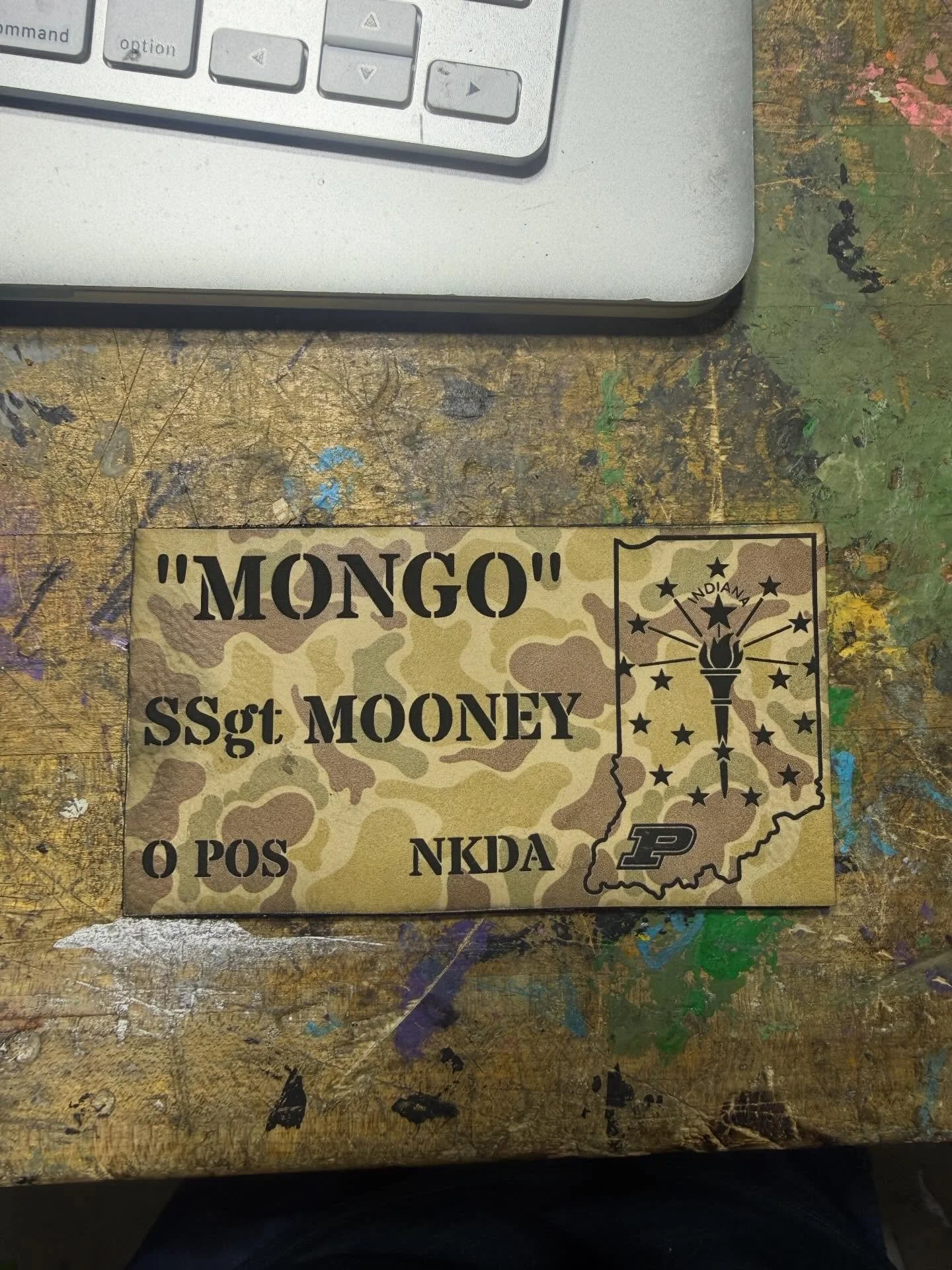 New placard finally done.
OCP pattern came out solid and the burn is clean.
There&rsquo;s something different about gear that&rsquo;s made for you&mdash;not issued to you.
Made, not issued. &mdash; MWLC.  #CustomNamePlacard
#MilitaryGearCustom
#Laser