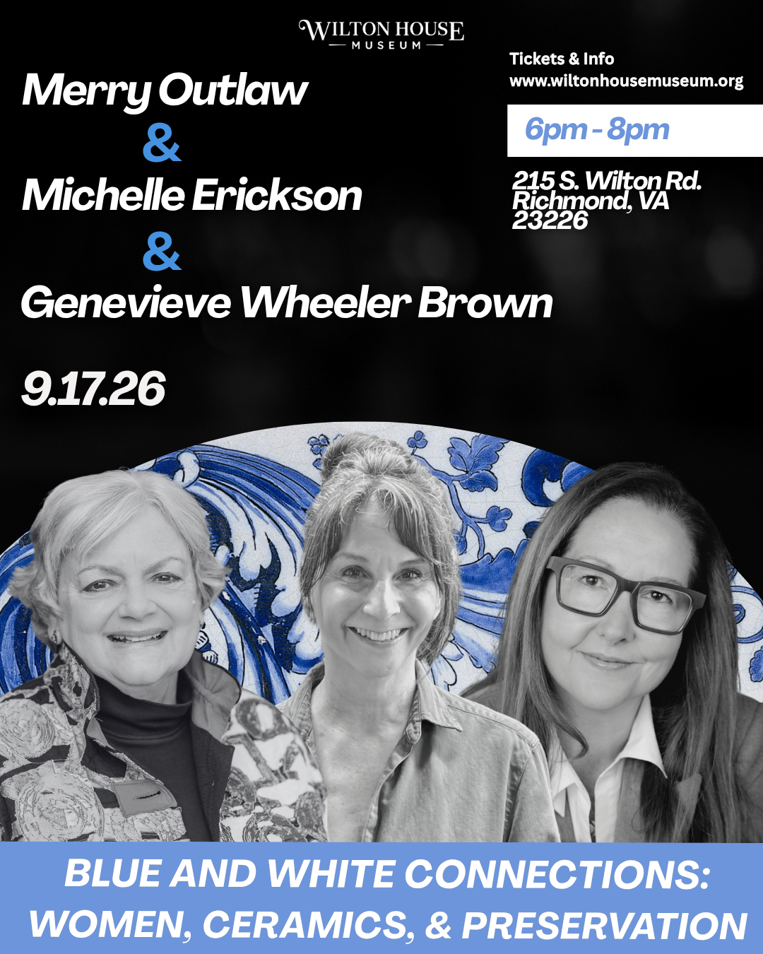 Blue and White Connections: Women, Ceramics, and Preservation