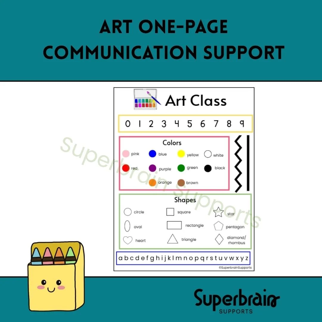 🎨 Art One-Page Communication Support