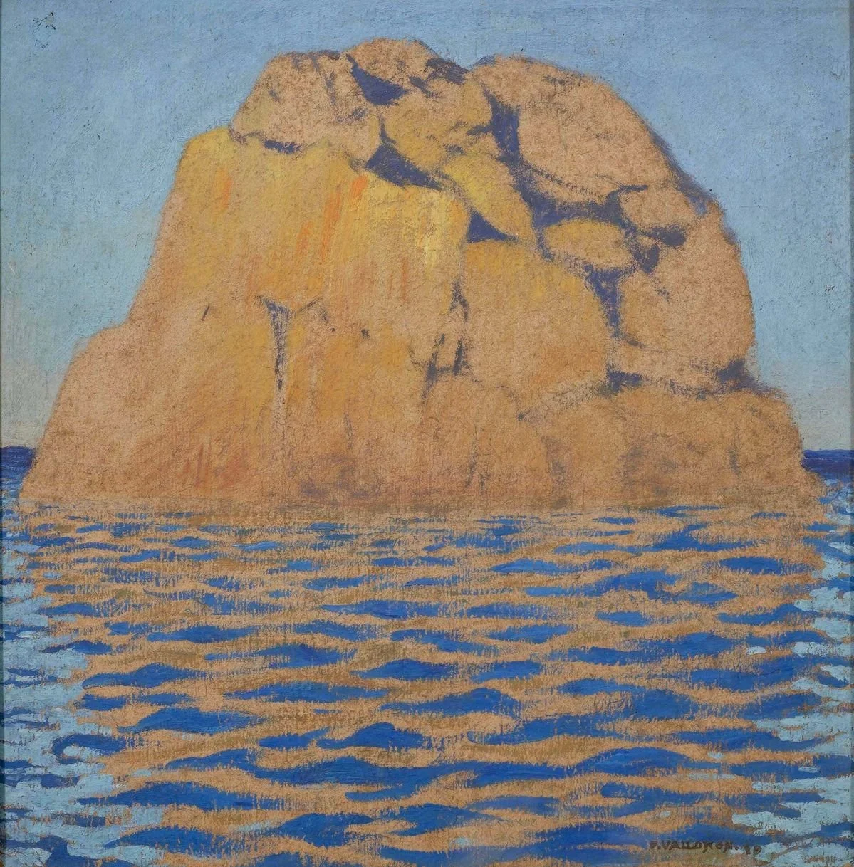 Rocher à Ploumanach (1917), by Félix Vallotton (1865-1925).