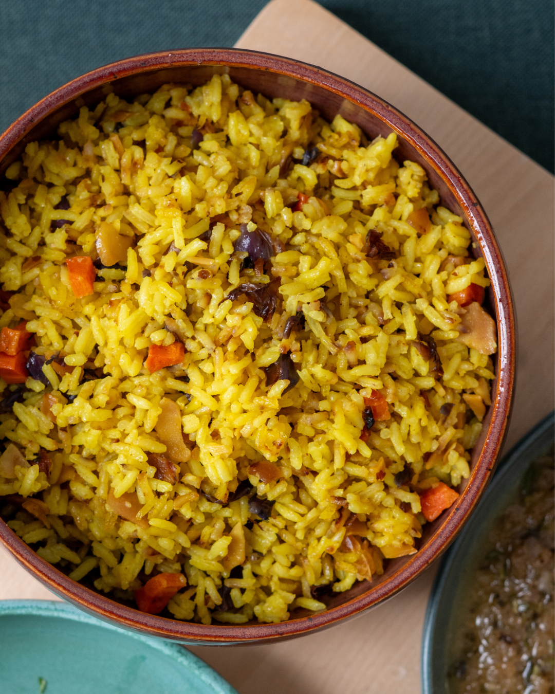Rice Pilaf with Roasted Vegetables