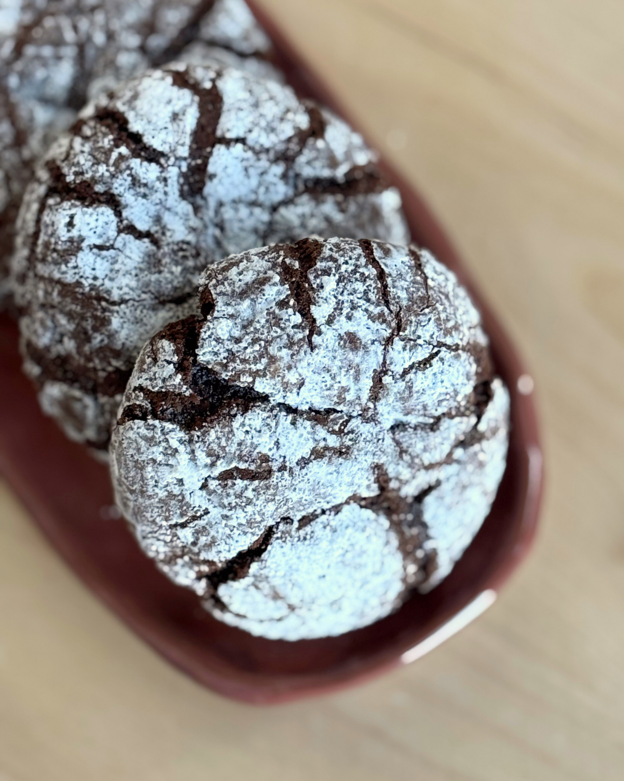 Chocolate Crinkle Cookies