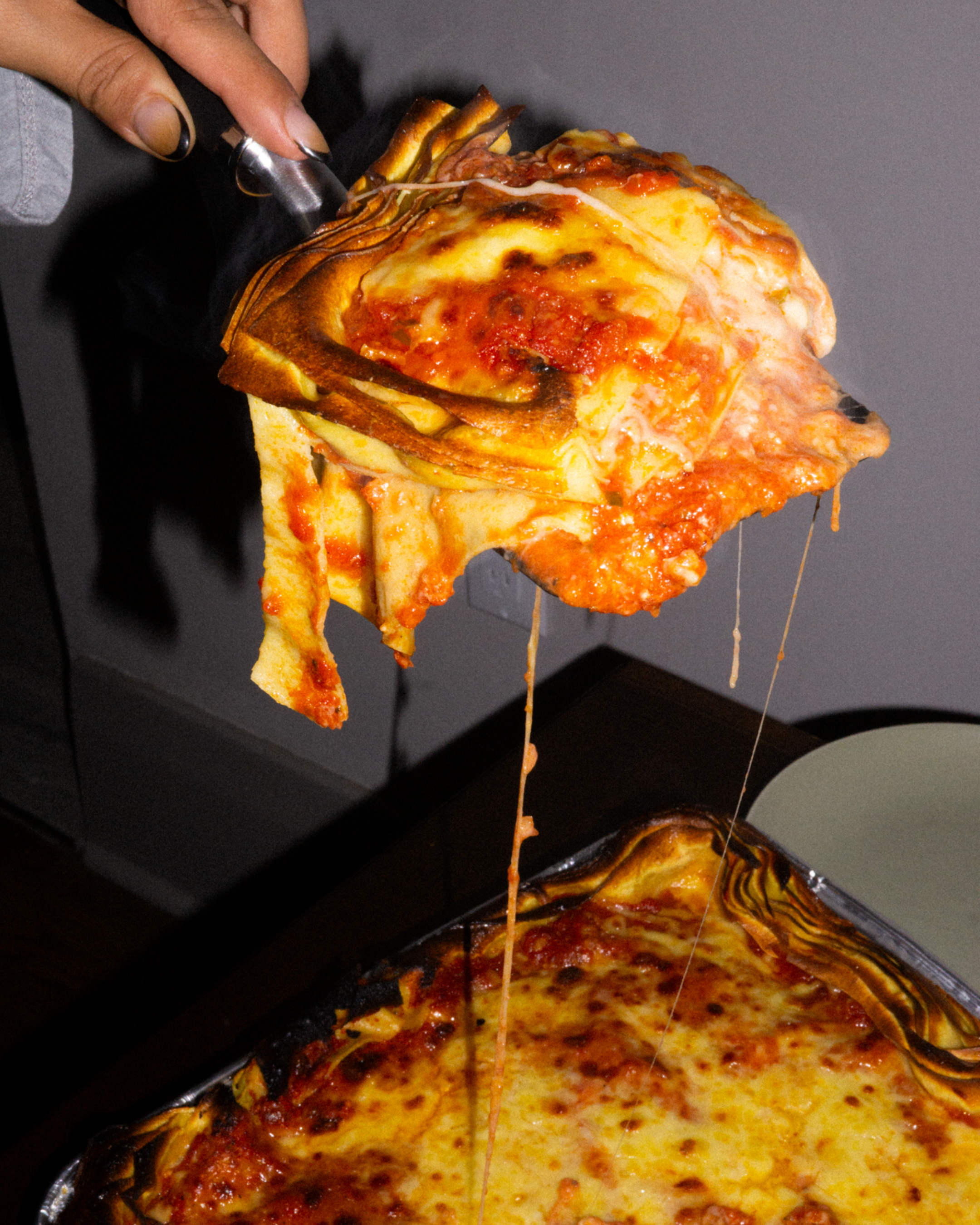 fresh pasta, lasagna, lasagne, pomodoro, bake at home, take out, vegetarian