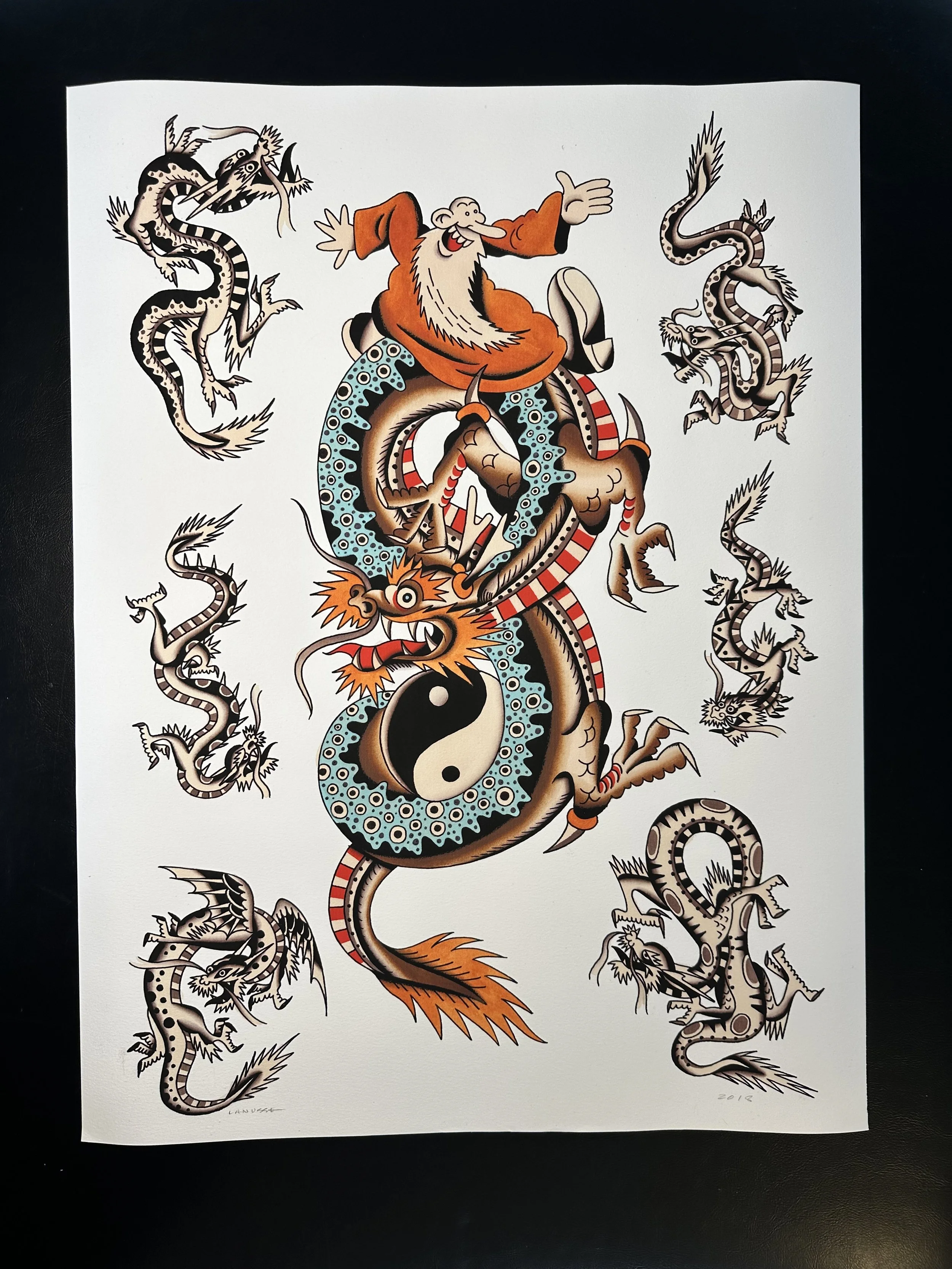 Mr. Natural Dragon print