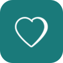 A heart logo icon