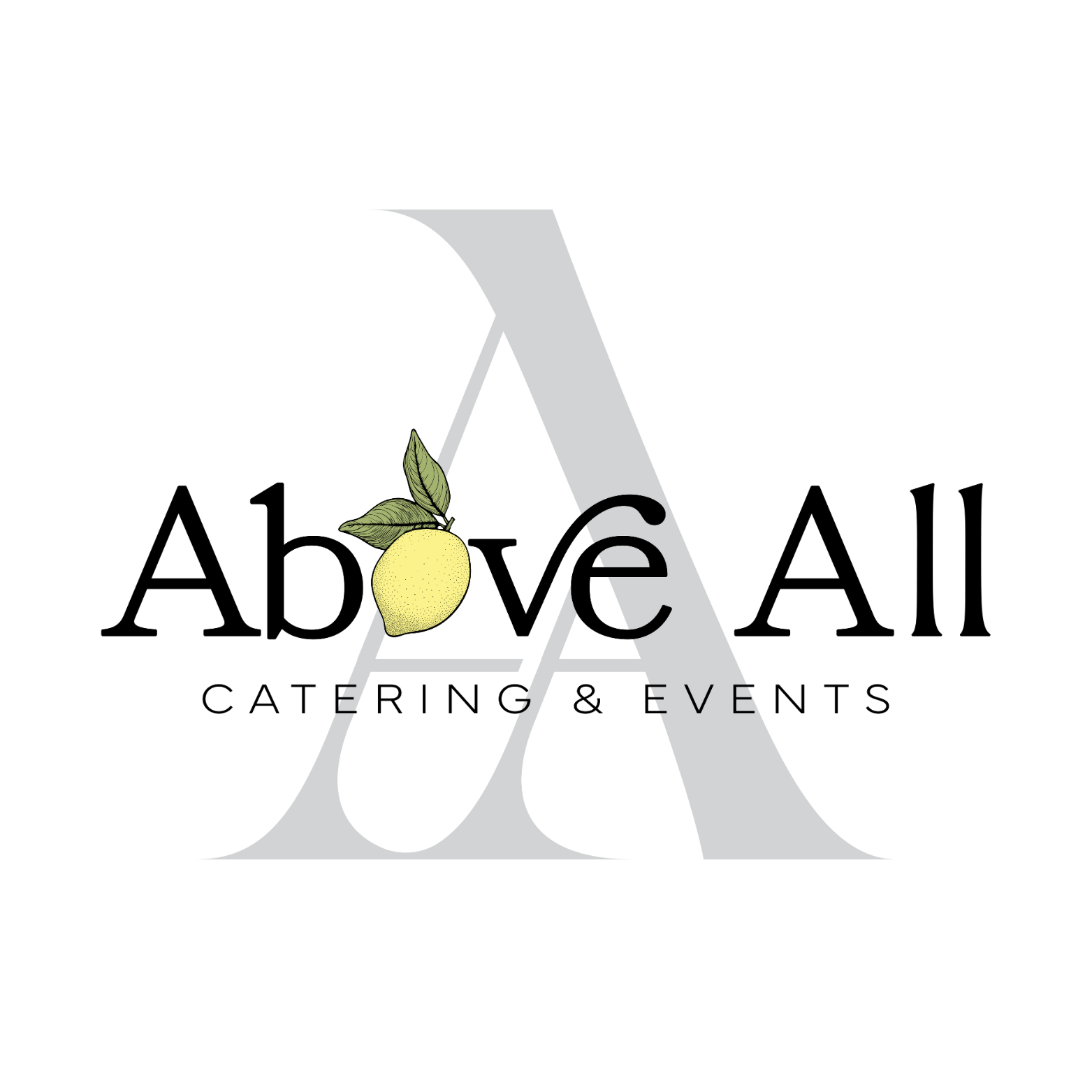 Logo for a lemon-themed beverage or brand with a lemon illustration, green leaves, and the word 'Lemonade' in stylized font.