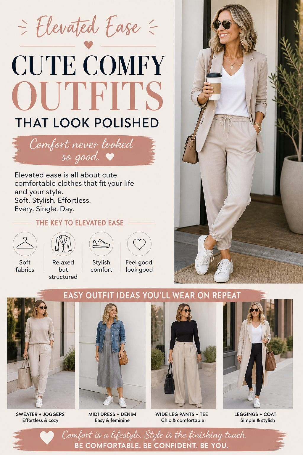 Elevated Ease: How to Style Cute Comfortable Clothes That Still Look Polished
